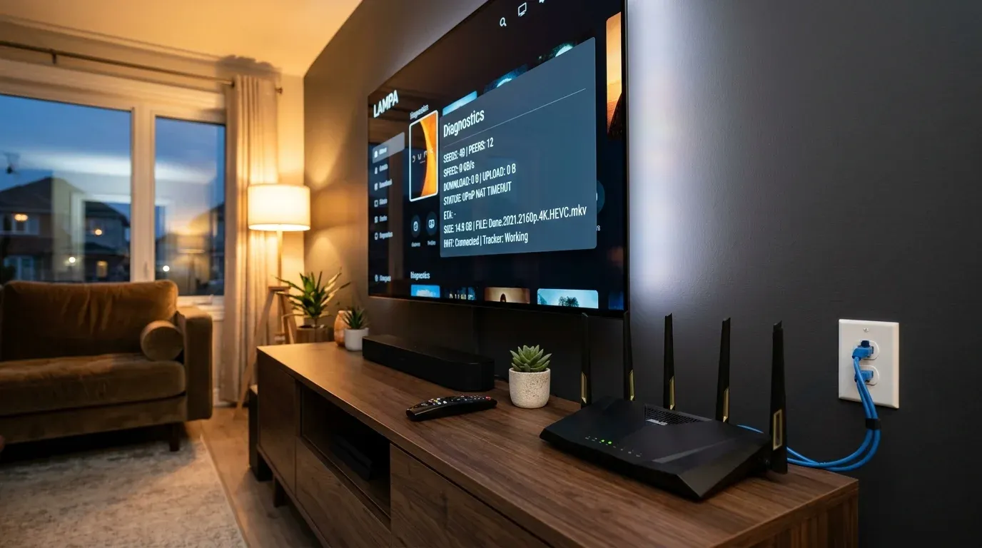 Не запускаются торренты в Lampa: решение конфликтов UPnP