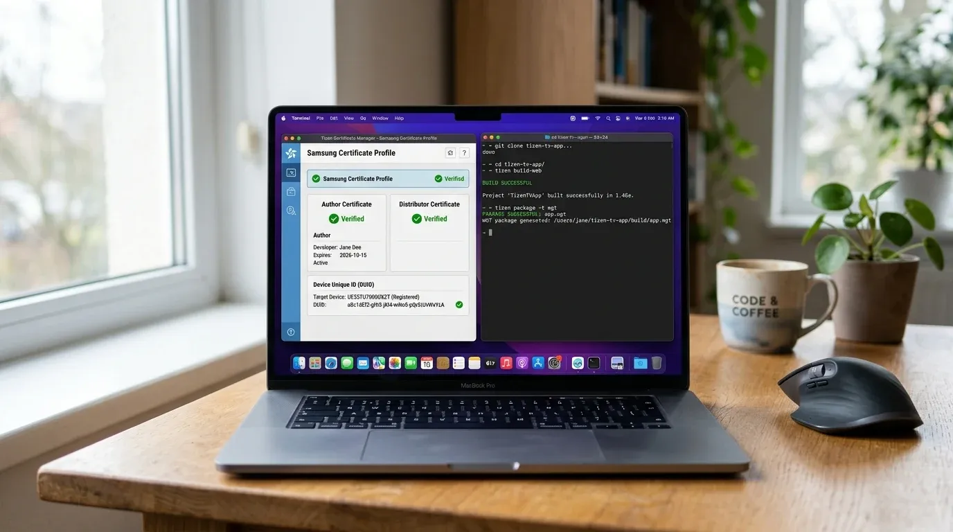 Интерфейс Certificate Manager со сформированным профилем Samsung и зарегистрированным DUID телевизора