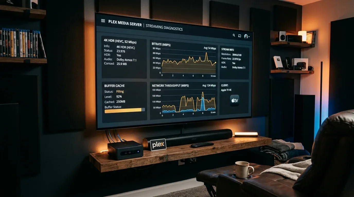 Буферизация 4K в TorrServer: расчет буфера и кэша